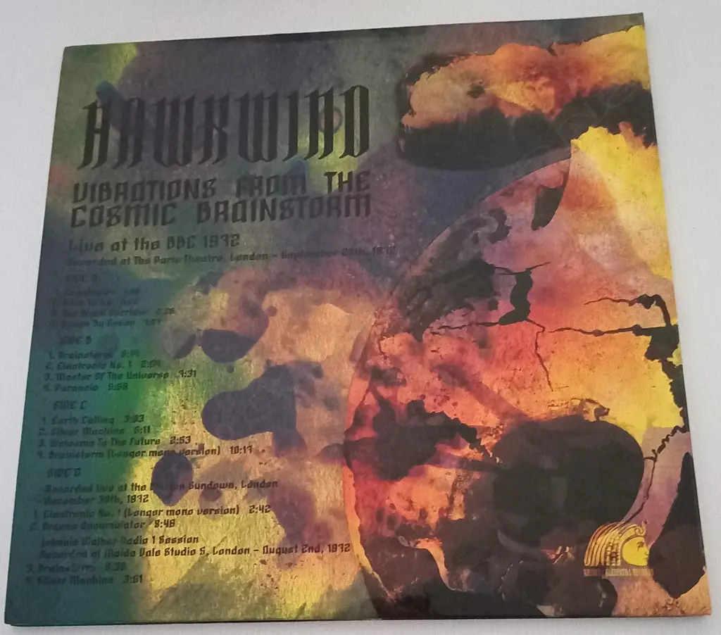 Hawkwind, Vibrations From The Cosmic Brainstorm Live At The BBC 1972 (Double album) Image 1++